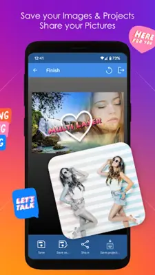 Multi Layer - Photo Editor android App screenshot 9