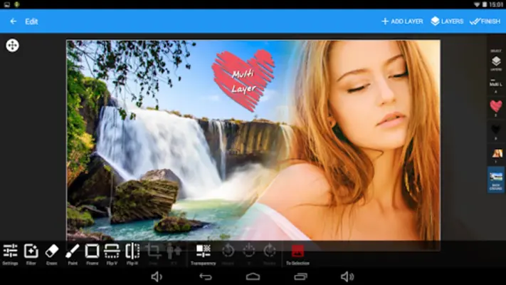 Multi Layer - Photo Editor android App screenshot 2